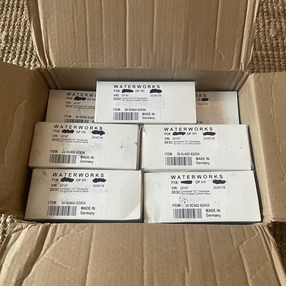 COPY - Waterworks Universal 1/2 Inch Clockwise On Volume Control Valve - Picture 8 of 9